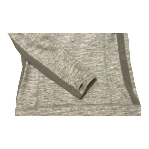 Athleta Stronger Hoodie Full Zip Up Jacket Gray Heather Spacedye Size Small - Picture 10 of 13